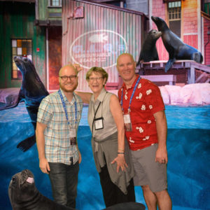 L to r: Derrick Kuhl, Janet Cornell, and Randy Short